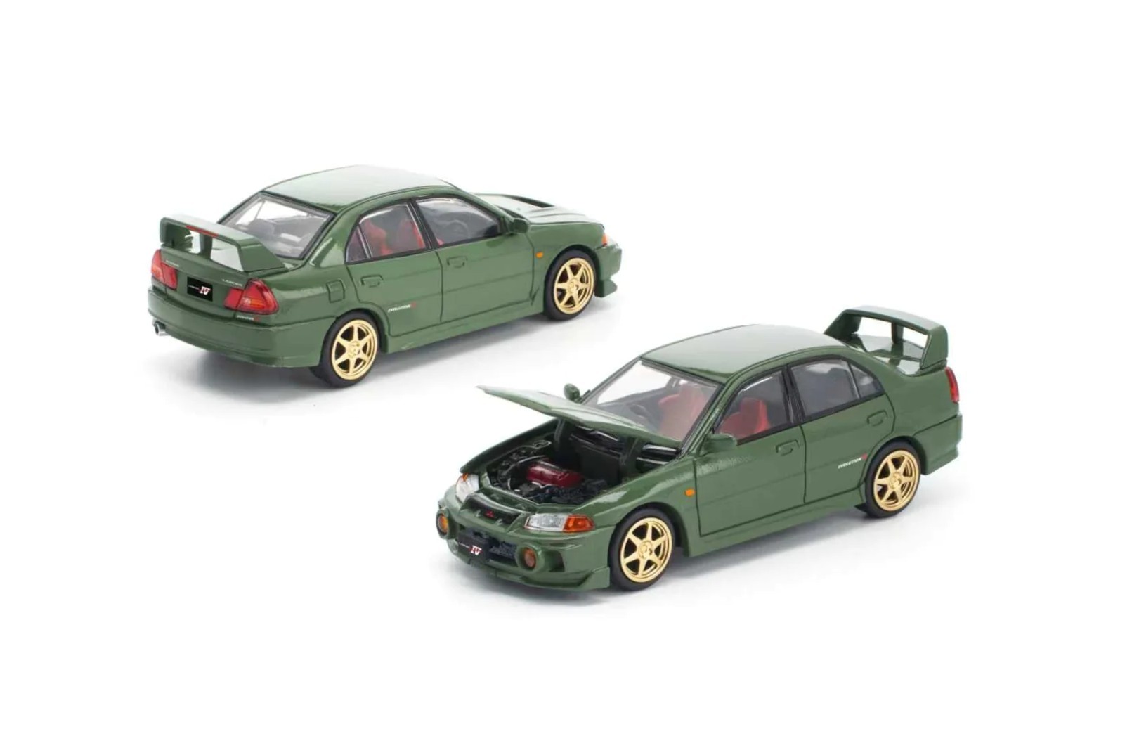 Mitsubishi Lancer Evolution IV *Enigma Exclusive* green 1:64 Pop Race