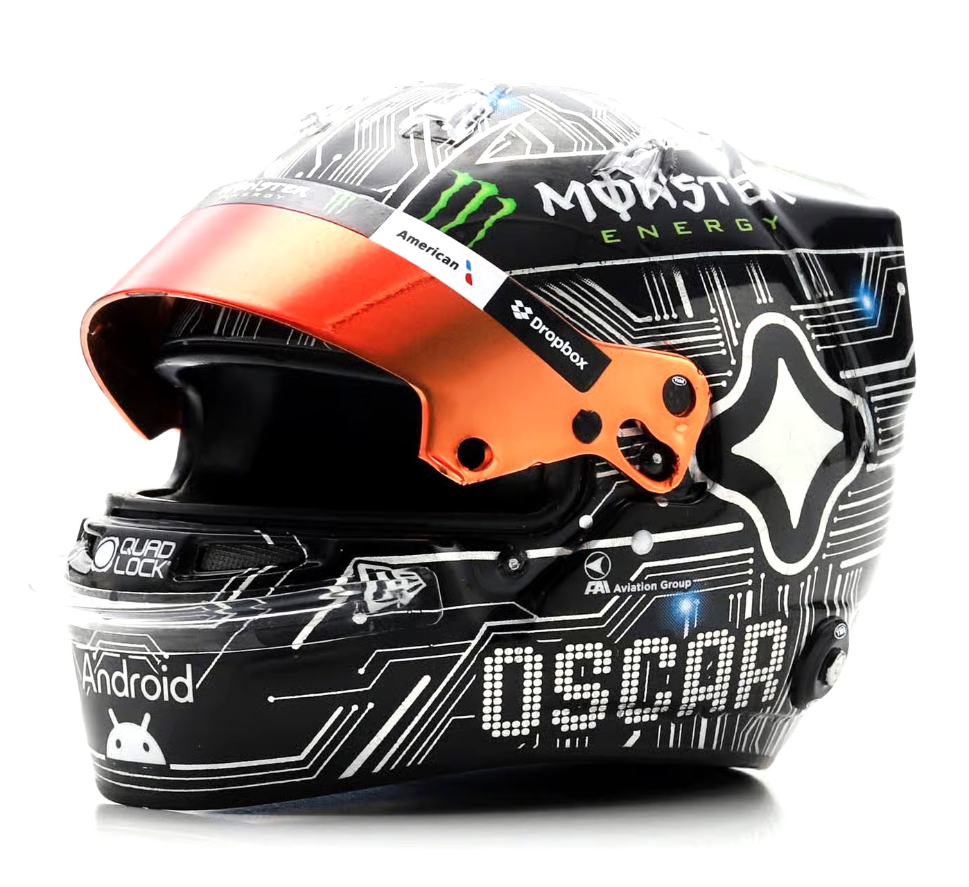 Helmet - McLaren - Oscar Piastri - US GP 2025 1:5 Spark
