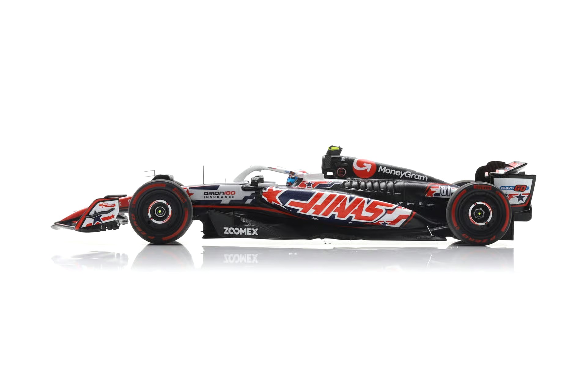 Haas VF-25 MoneyGram #87 O.Bearman US GP 2025 1:43 Spark