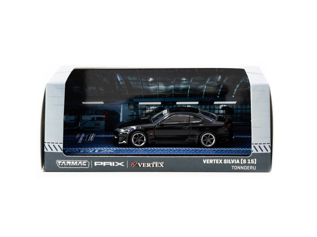 Vertex Nissan Silvia S15 Tonnderu black 1:64 Tarmac