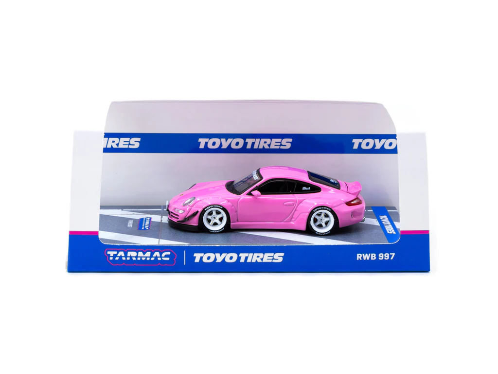Porsche 911 (997) RWB pink 1:64 Tarmac