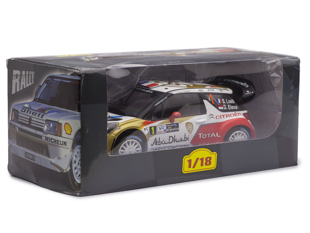 Citroen DS3 WRC #1 Loeb/Elena Winner Rallye Argentina 2013 1:18 Altaya