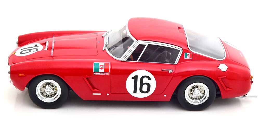 Ferrari 250 GT SWB Competizione #16 Trintignant Abate 24H Le Mans 1961 1:18 KK Scale