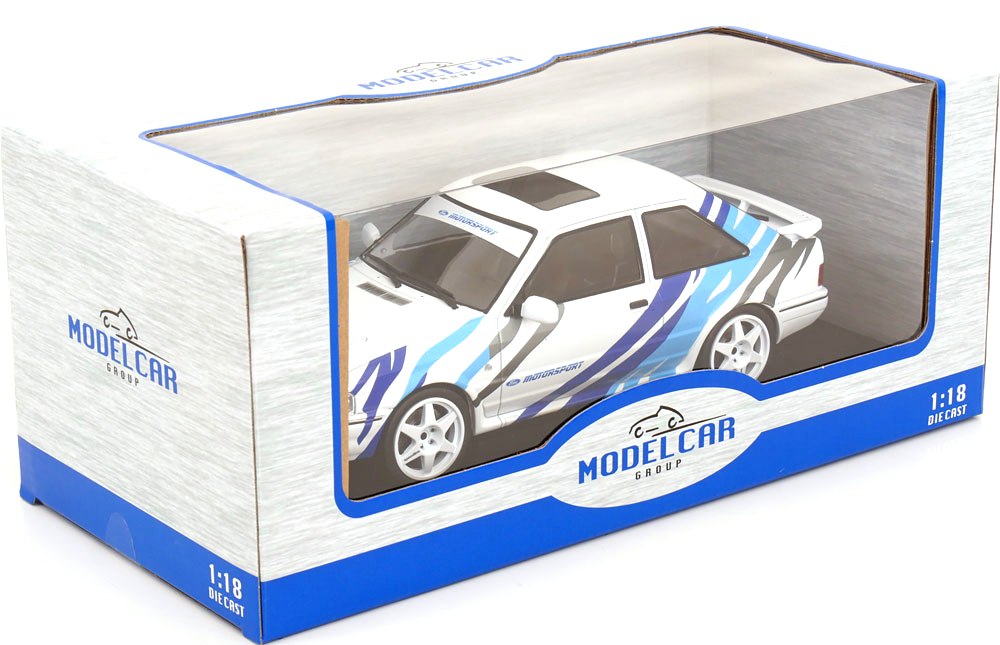 Ford Escort MK IV RS Turbo S2 1990 white/decor 1:18 MCG 