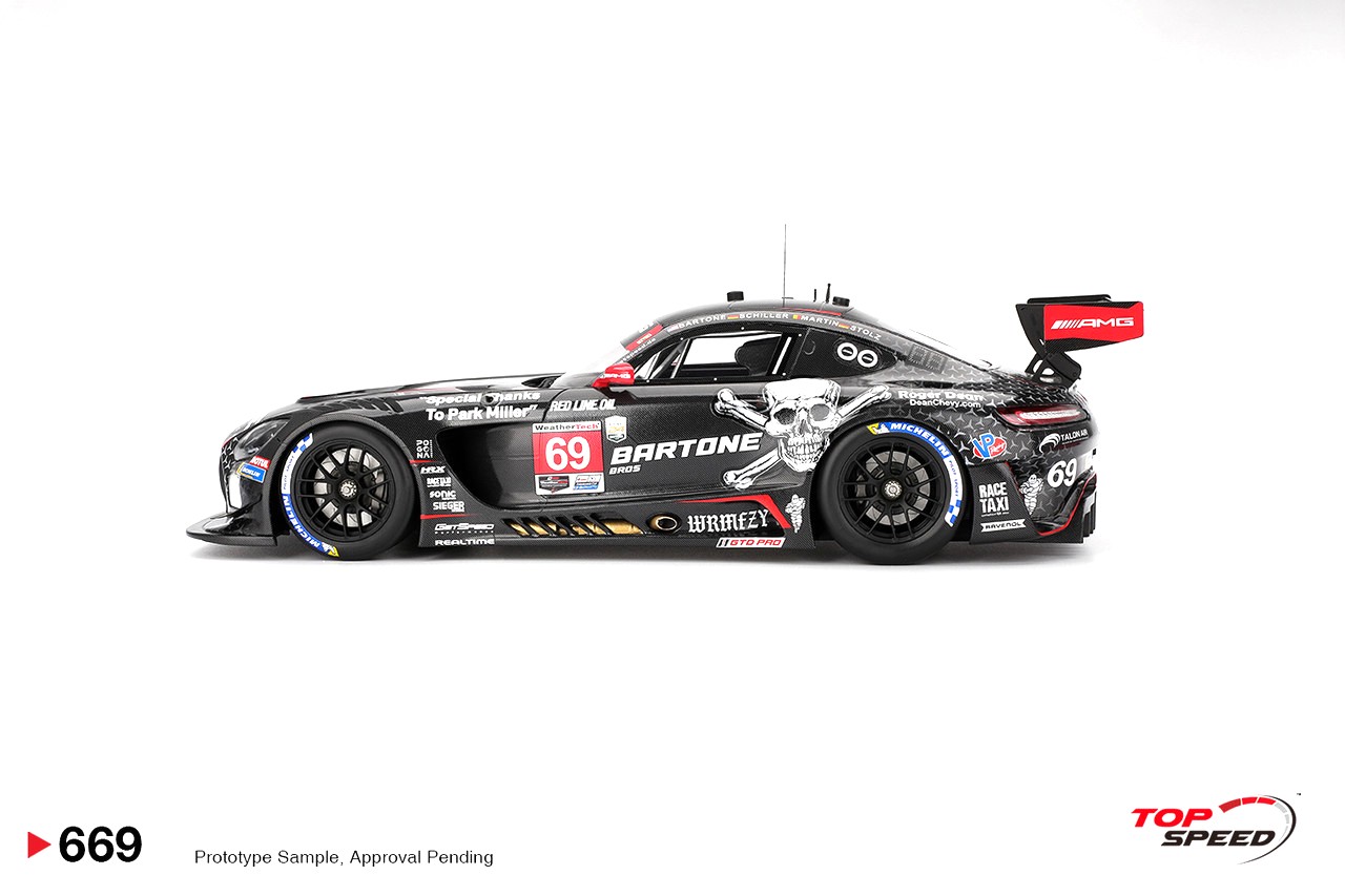 Mercedes-AMG GT3 EVO #69 Getspeed 24H Daytona 2025 1:18 TopSpeed Models