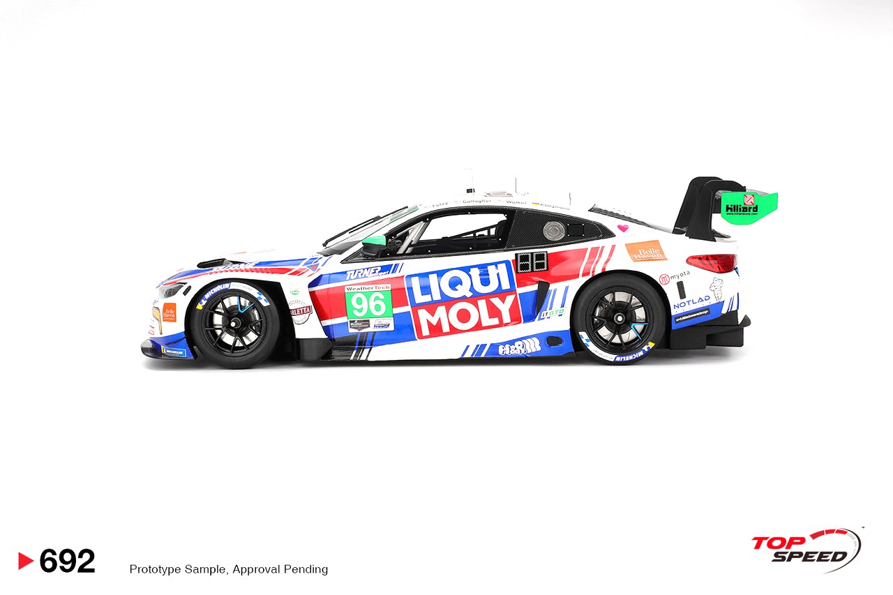 BMW M4 G82 GT3 EVO #96 Turner Motorsport 24H Daytona 2025 1:18 TopSpeed Models