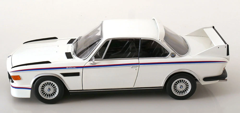 BMW 3.0 CSL E9 Coupe 1973 white 1:12 KK Scale