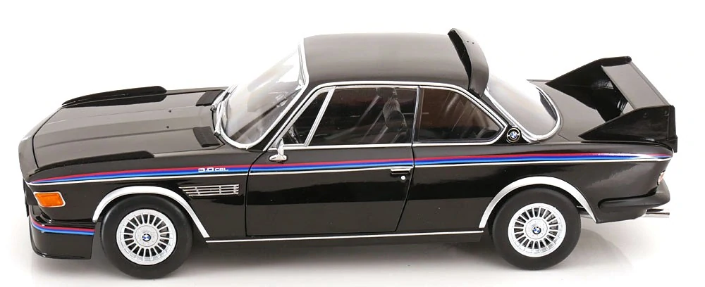BMW 3.0 CSL E9 Coupe 1973 black 1:12 KK Scale