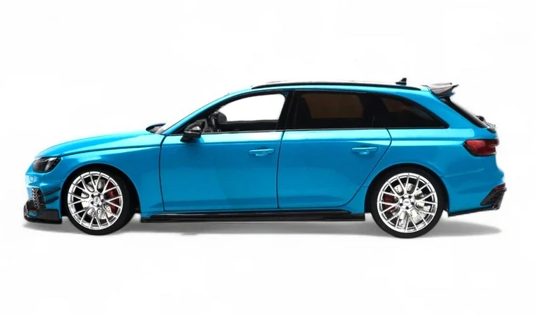 Audi A4 RS4 Darwin Pro B9 Avant SW Station Wagon 2020 blue metallic 1:18 NZG