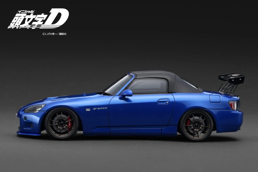 Honda S2000 AP1 Initial D blue metallic 1:18 Ignition Model