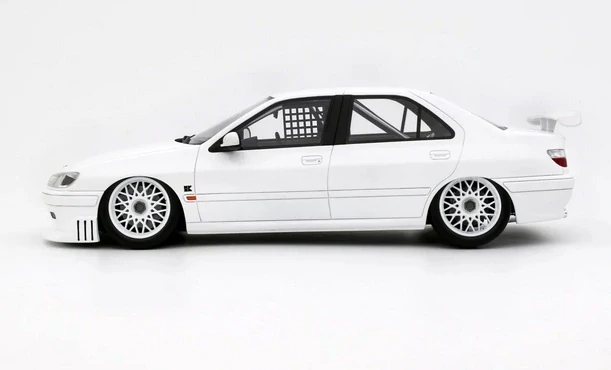 Peugeot 406 by Khyzyl Saleem 2024 white 1:18 OttOmobile