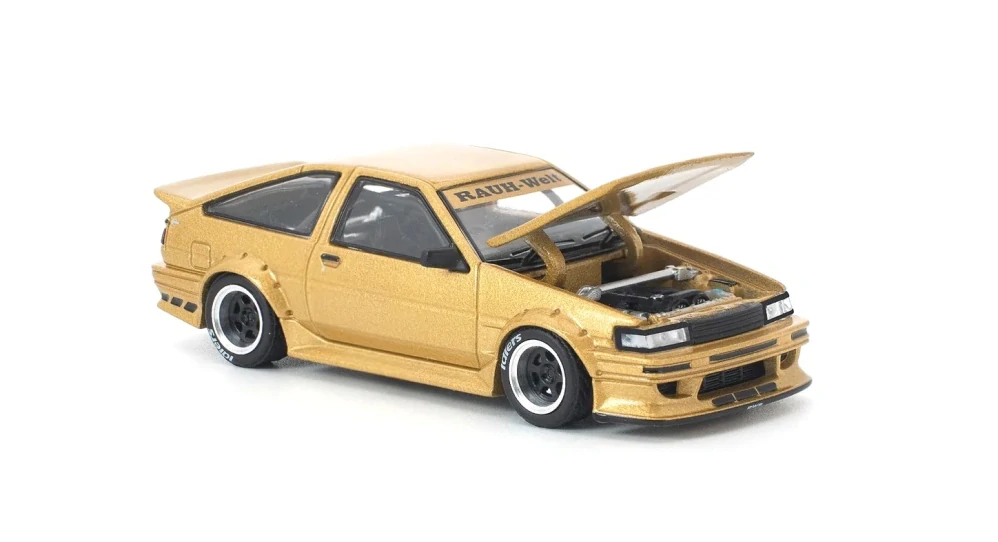 Toyota RWB AE86 gold 1:64 Pop Race