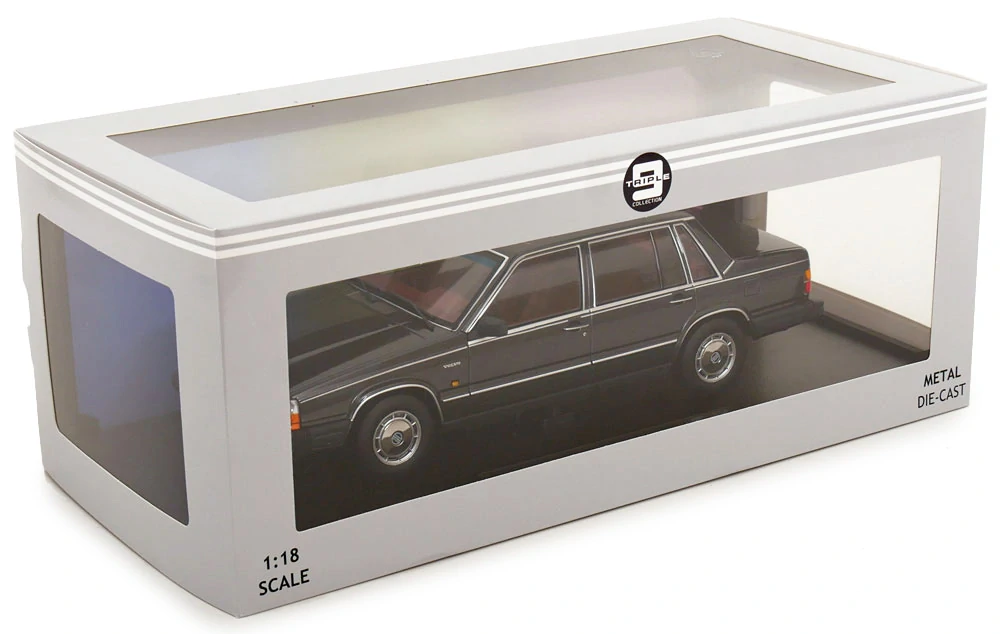 Volvo 760 1985 dark grey metallic 1:18 Triple9 Collection