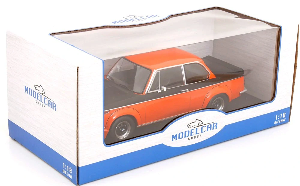 BMW Turbo 2002 orange/matt black 1:18 MCG