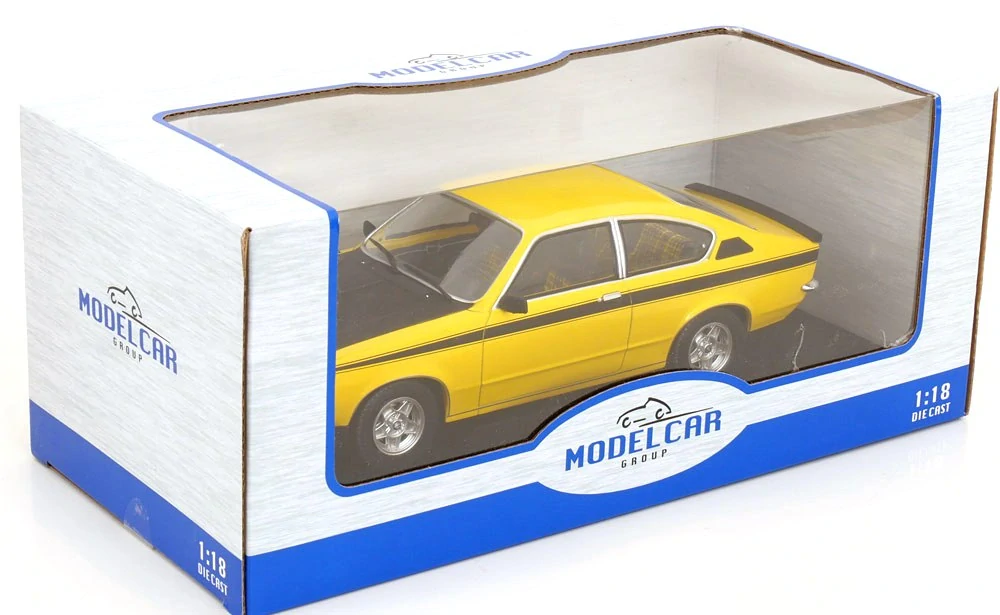 Opel Kadett C Coupe 1975 yellow 1:18 MCG 