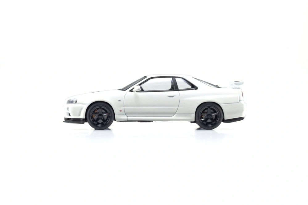 Nissan Skyline GT-R R34 V-SpecII 2001 white 1:43 Kyosho