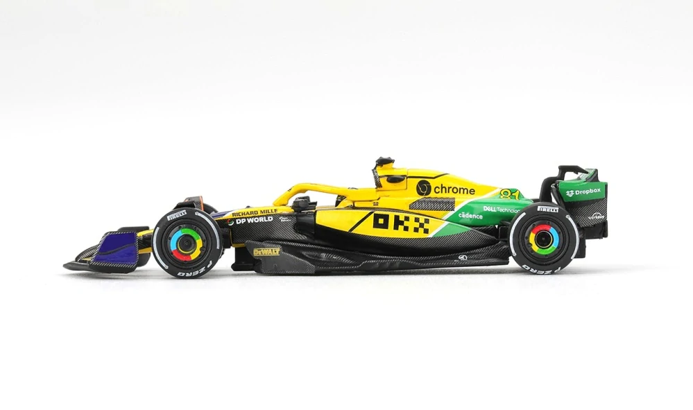 McLaren MCL38 #81 Oscar Piastri 2nd Place Monaco GP 2024 1:64 Mini GT