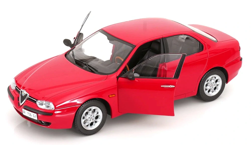 Alfa Romeo 156 2.5 V6 24V 1997 red/black interior 1:18 Mitica