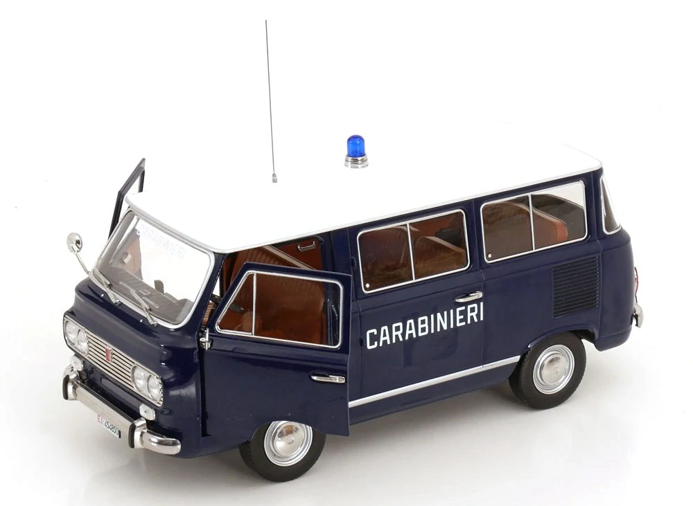 Fiat 850 Familiare Carabinieri 1970 blue/white 1:18 Mitica