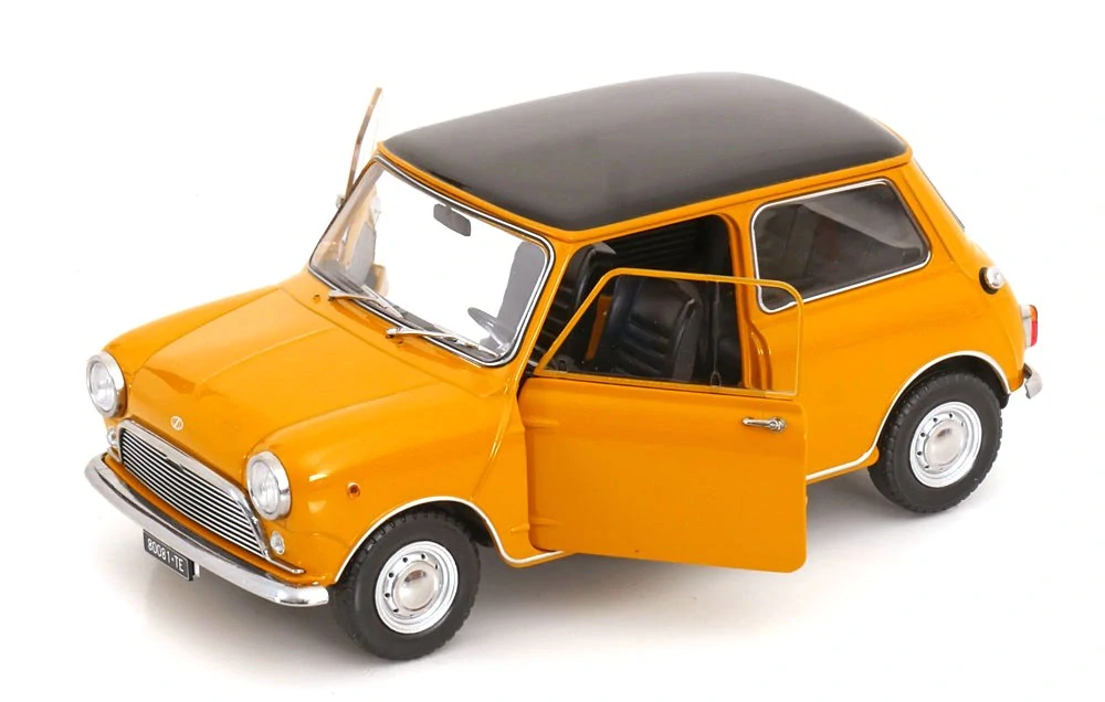 Innocenti Mini Cooper MK1 1966 ocher/black 1:18 Mitica