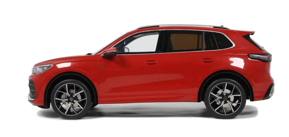 Volkswagen Tiguan E TSI R-Line 2024 Persimmon red metallic LB3B 1:18 OttOmobile