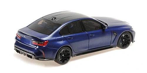 BMW M3 2024 matt blue metallic 1:18 Minichamps