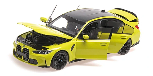 BMW M3 2024 yellow 1:18 Minichamps