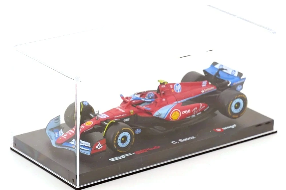 Ferrari SF-24 #55 C.Sainz 5th Miami GP 2024 with Helmet 1:43 Bburago