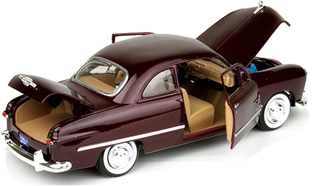 Ford Coupe 1949 burgundy 1:24 Motor Max