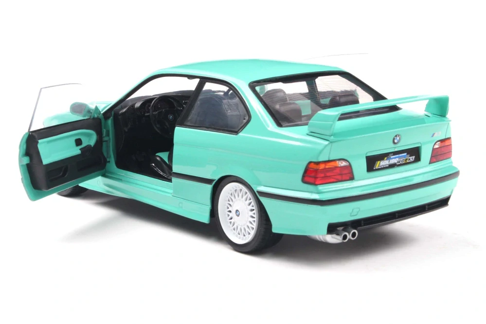 BMW E36 M3 Coupe 1991 mint green 1:18 Solido