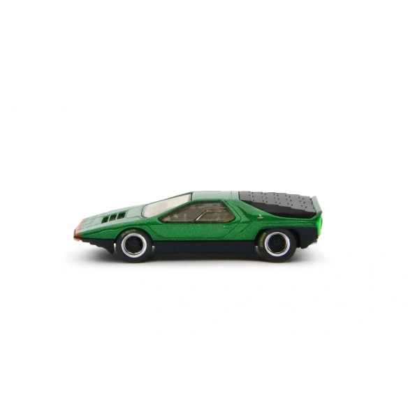 Alfa Romeo 33 Bertone Carabo 1968 metallic green 1:64 Laudoracing Model