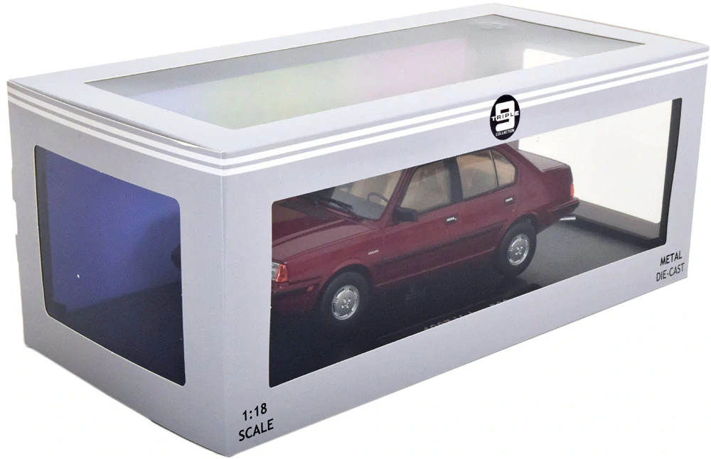 Volvo 360 1987 dark red metallic/beige interior 1:18 Triple9 Collection