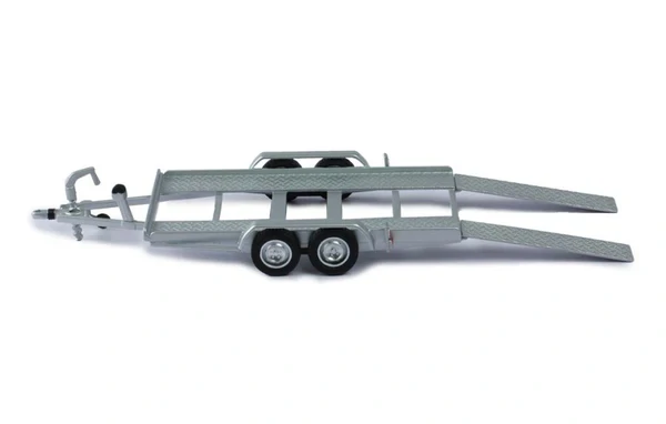 Podvalník - Autotrailer silver 1:43 Ixo Models
