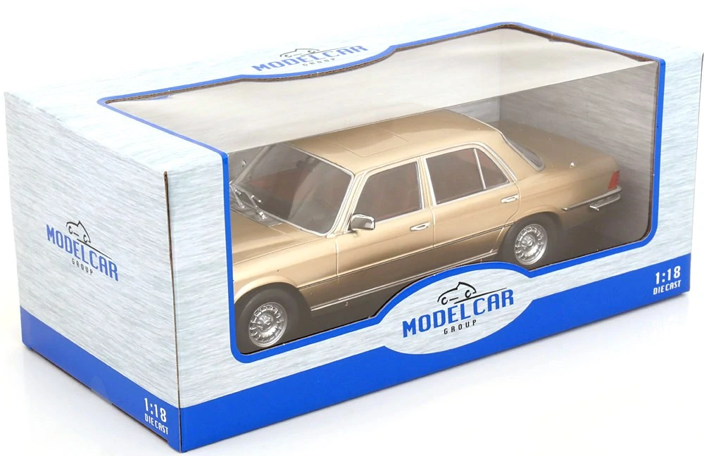 Mercedes S-Klasse (W116) 1972 beige 1:18 MCG 