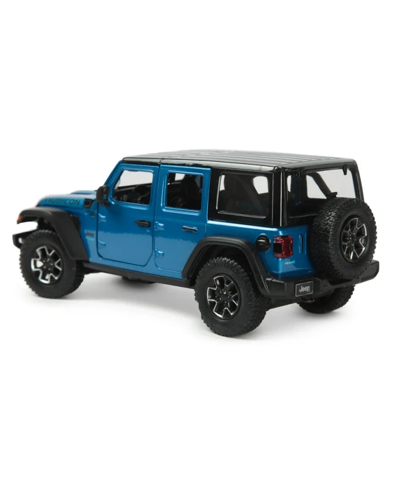 Jeep Wrangler Rubicon 4xe blue 1:24 Rastar