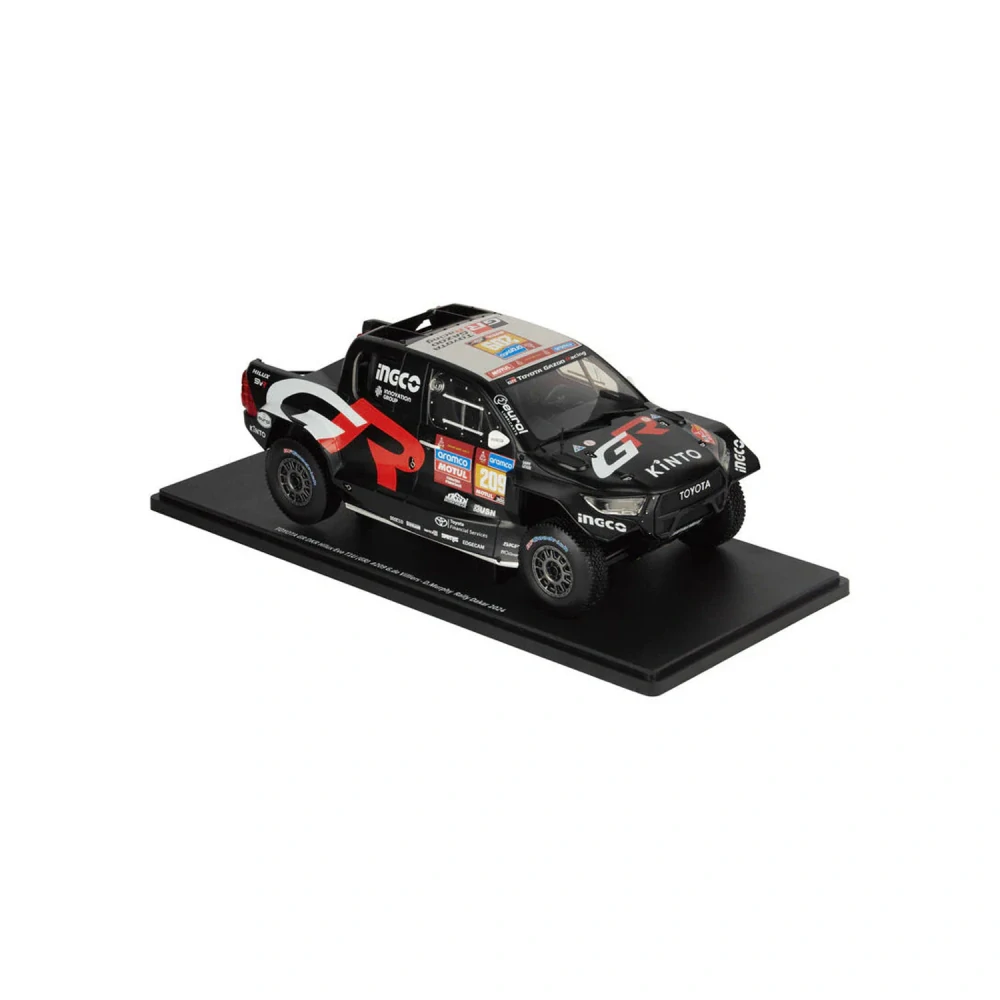 Toyota GR DKR Hilux Evo Toyota Gazoo Racing #209 Villiers/Murphy 7th Rallye Dakar 2024 1:18 Ixo Models
