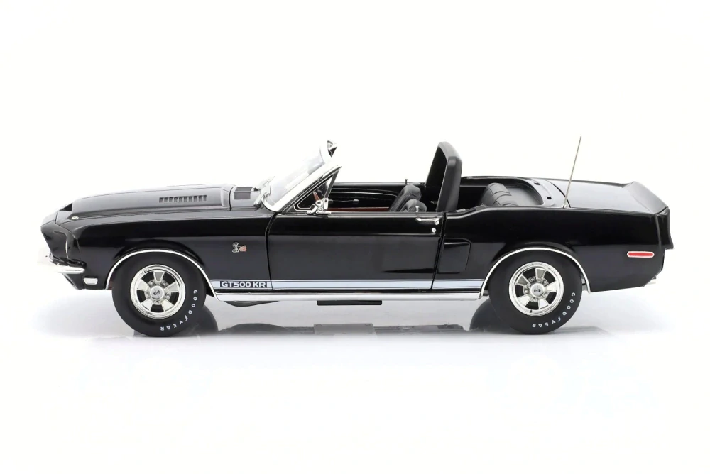 Shelby GT500 KR Convertible 1968 black/white top 1:18 Acme Diecast