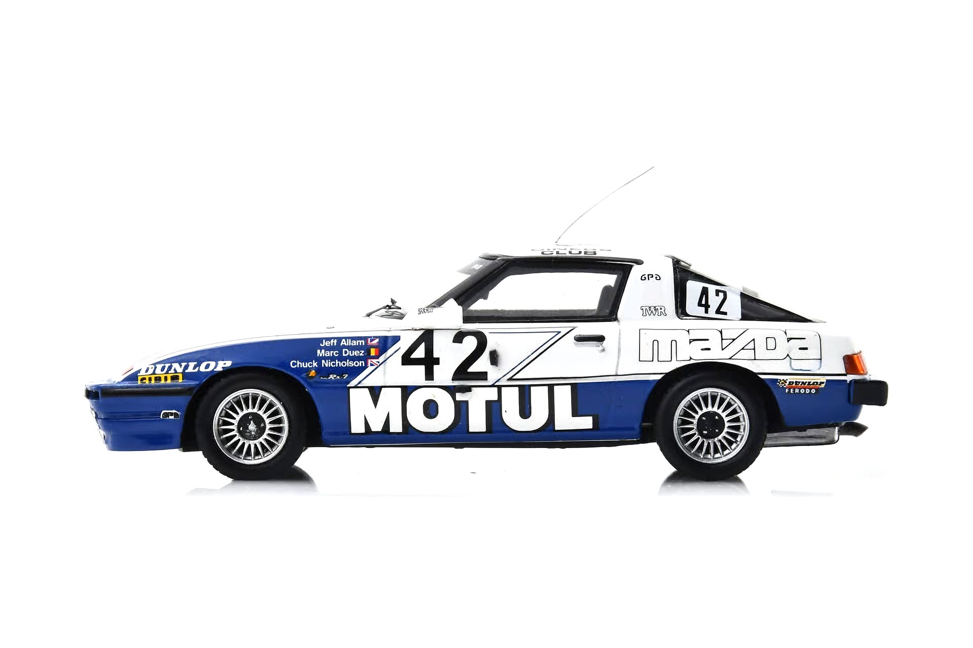Mazda RX-7 TWR #42 Duez/Allam/Nicholson 5th 24H Spa 1981 1:43 Spark