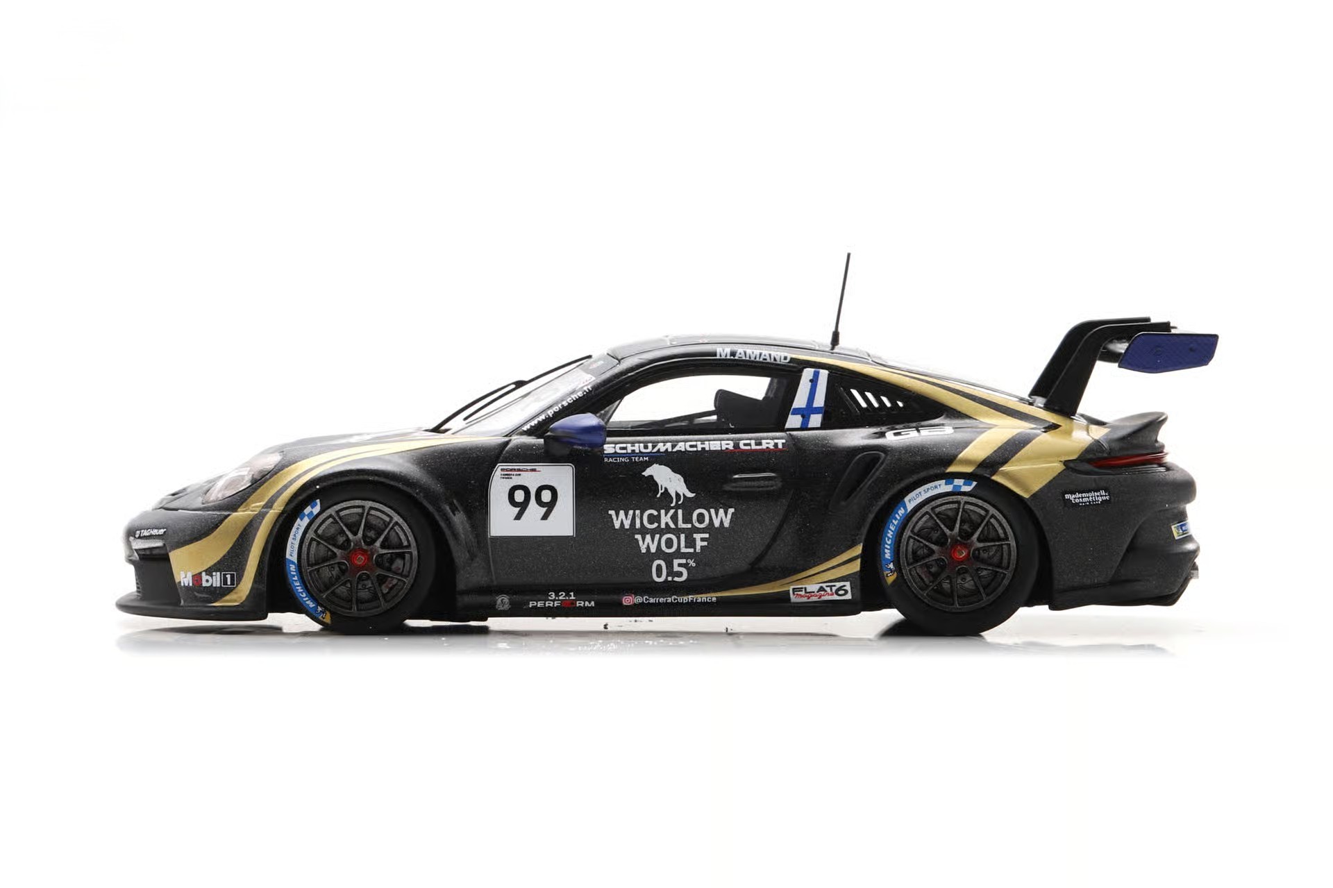 Porsche 911 GT3 Cup #99 M.Amand Porsche Carrera Cup France Champion 2025 1:43 Spark