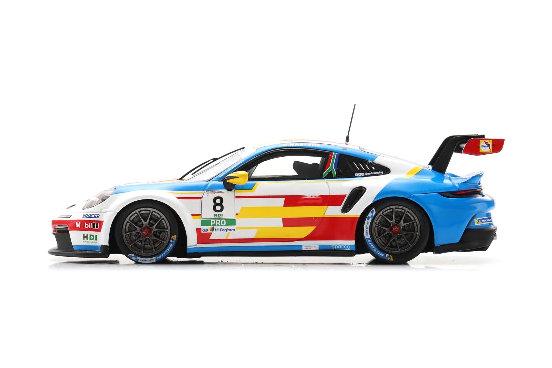 Porsche 911 GT3 Cup #8 K.Masters Porsche Carrera Cup Italia Champion 2025 1:43 Spark