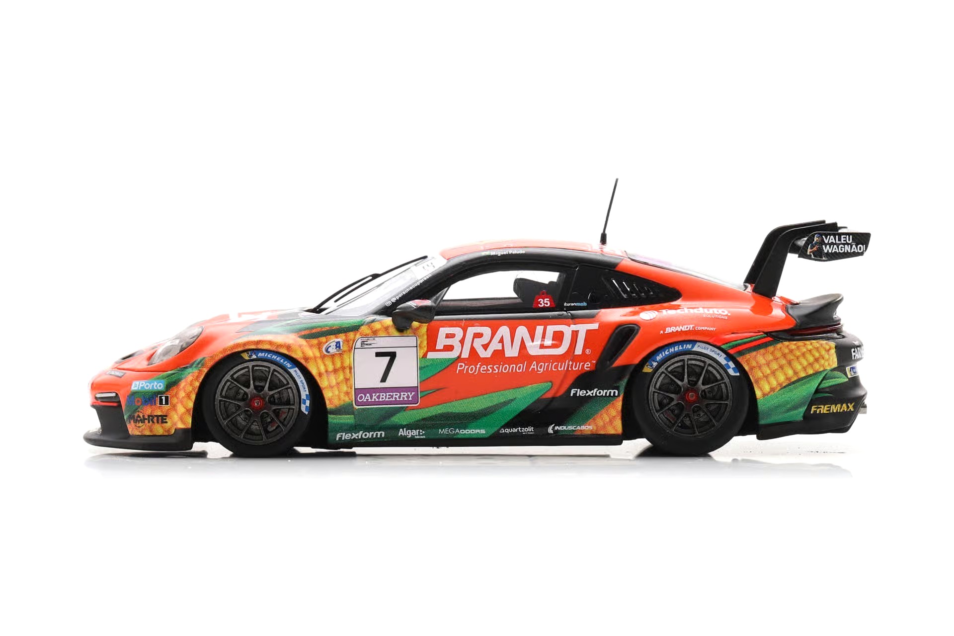 Porsche 911 GT3 Cup #7 M.Paludo Porsche Carrera Cup Brazil Champion 2025 1:43 Spark