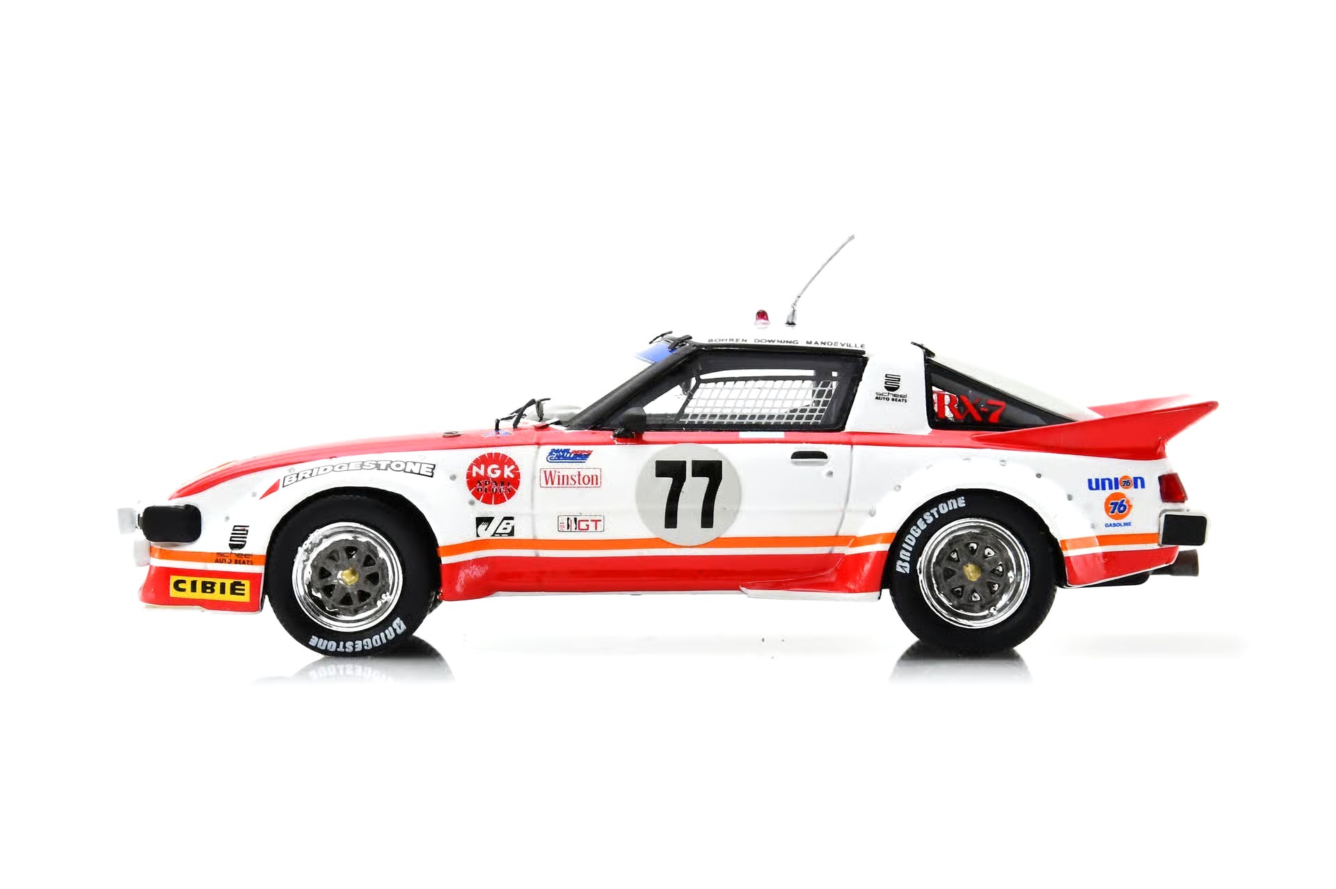 Mazda RX-7 #77 Mandeville/Johnson/Bohren 6th 24H Daytona 1979 1:43 Spark