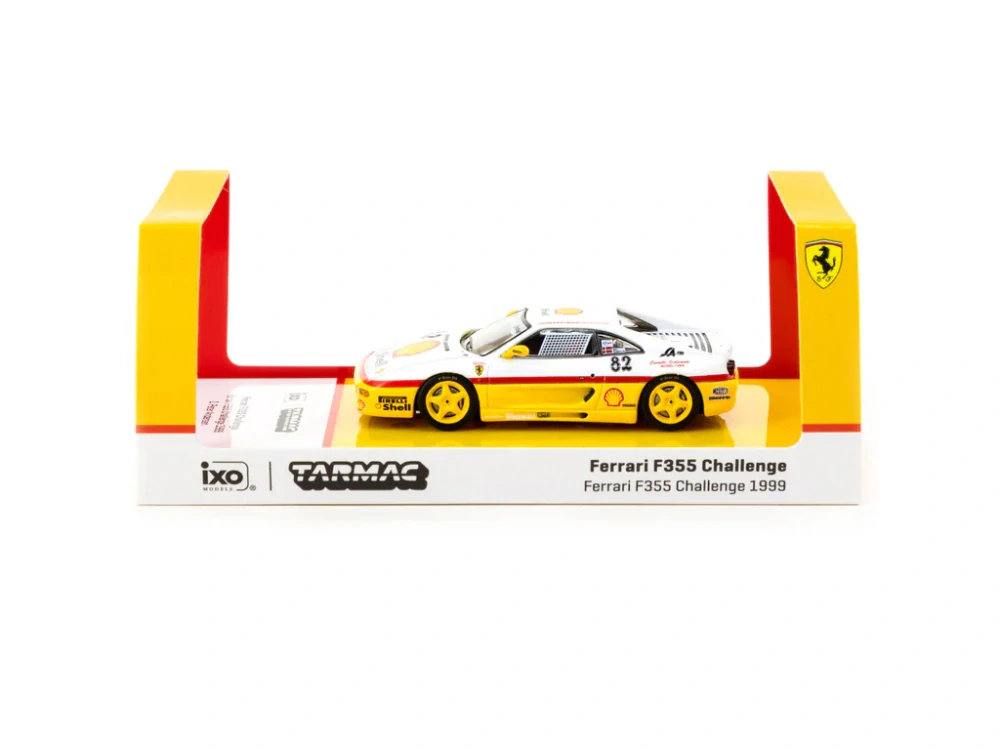 Ferrari F355 Challenge 1999 #82 D. Peter Andersen white/yellow 1:64 Tarmac