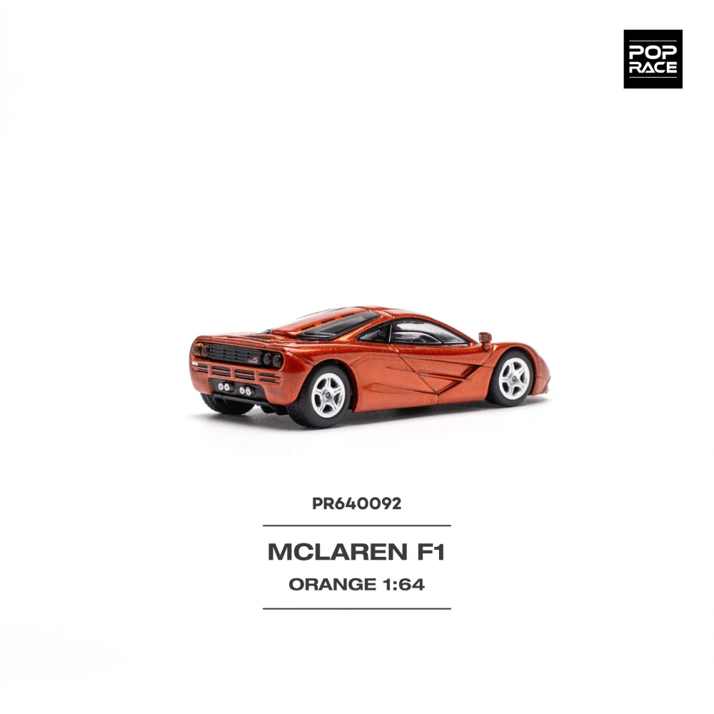 McLaren F1 Road Car 1993 orange 1:64 Pop Race