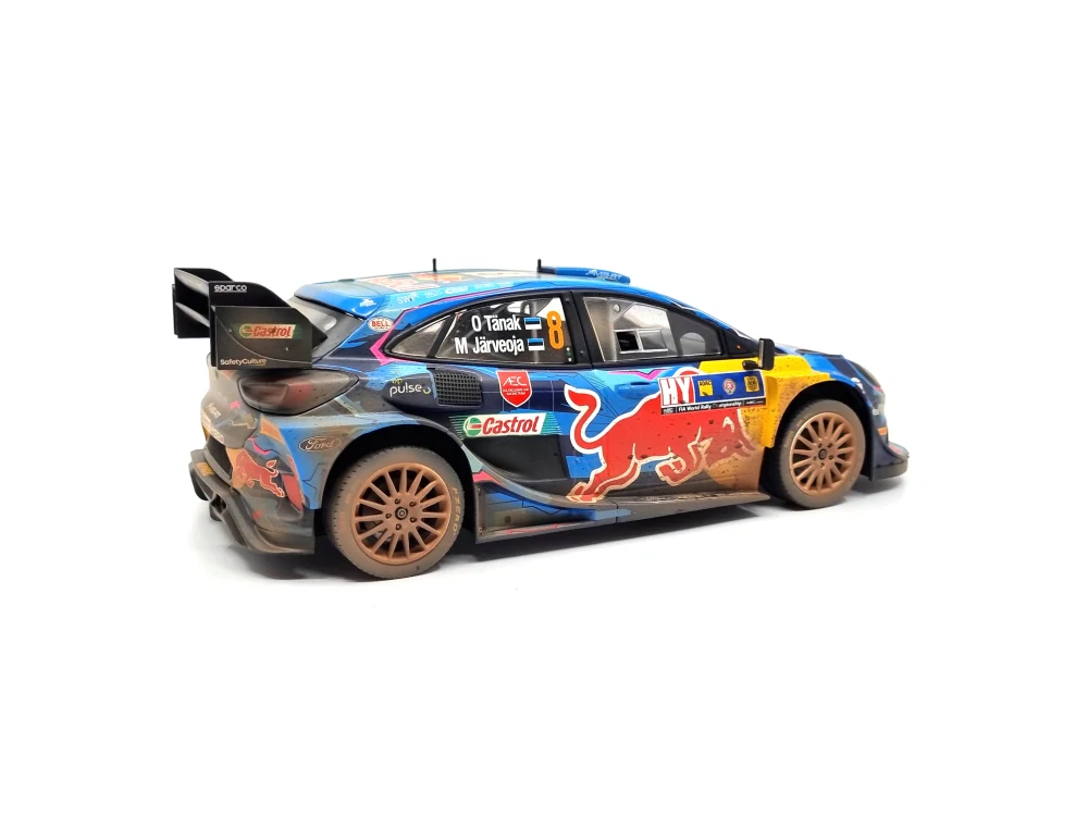 Ford Puma Rally1 #8 O.Tanak/M.Jarveoja Central European Rallye 2023 1:18 Ixo Models