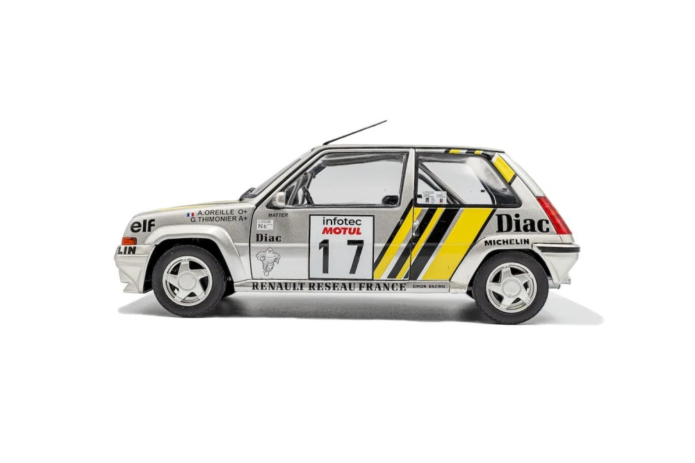 Renault 5 GT Turbo MK2 #17 A.Oreille Tour de Corse 1989 1:18 Solido