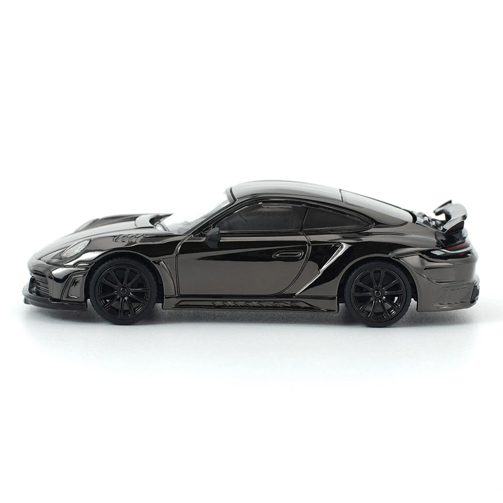 Porsche Stinger GTR *The Dark Chrome Series* dark chrome 1:64 Pop Race