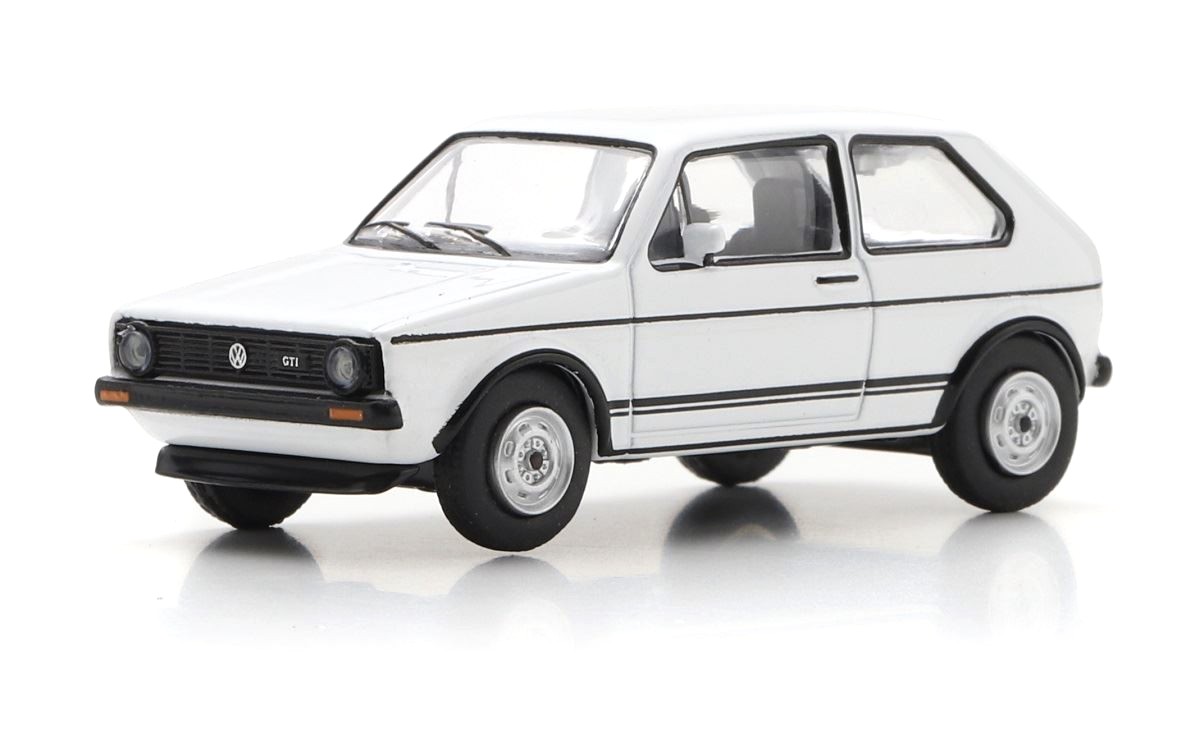 Volkswagen Golf I GTI white 1:64 Schuco