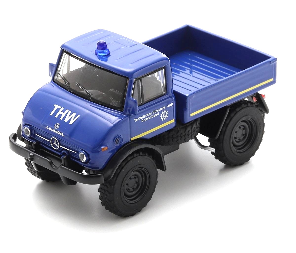 Mercedes-Benz Unimog U406 *THW* blue 1:64 Schuco