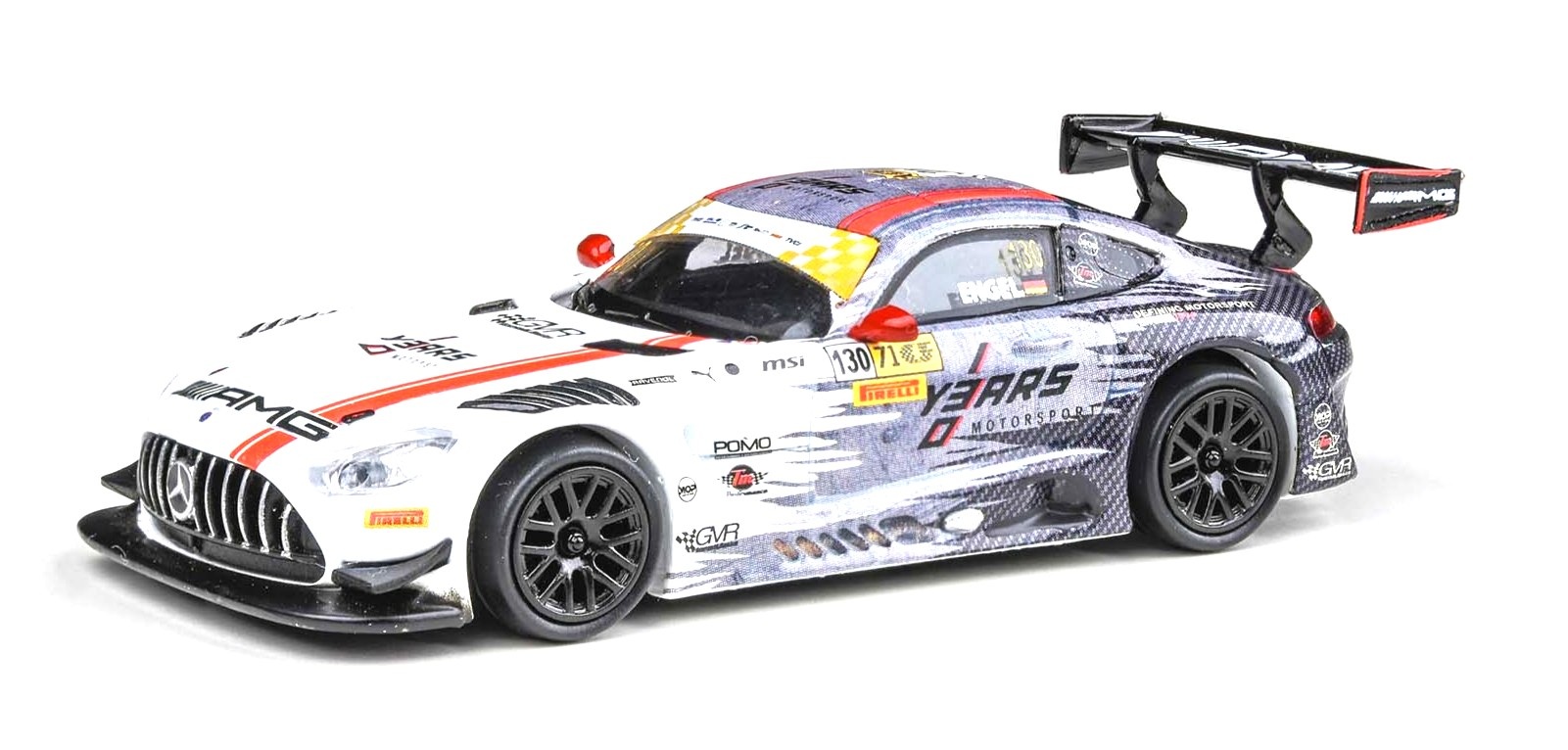 Mercedes-Benz AMG GT3 EVO 6.2L V8 Team GMR #130 M.Engel Winner FIA GT World Cup Macau 2024 1:64 Para64